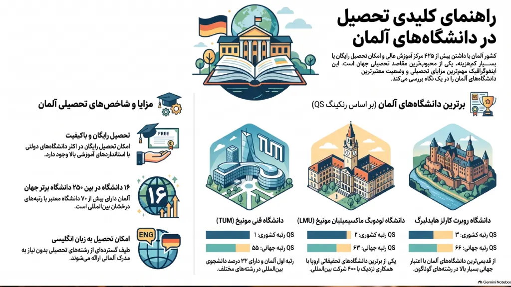 تحصیل در دانشگاه های آلمان