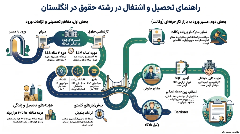 راهنمای تحصیل و اشتغال در رشته حقوق