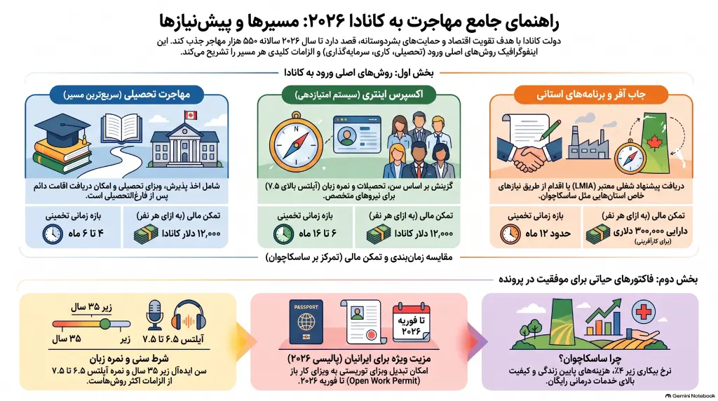 راهنمای جامع مهاجرت به کانادا