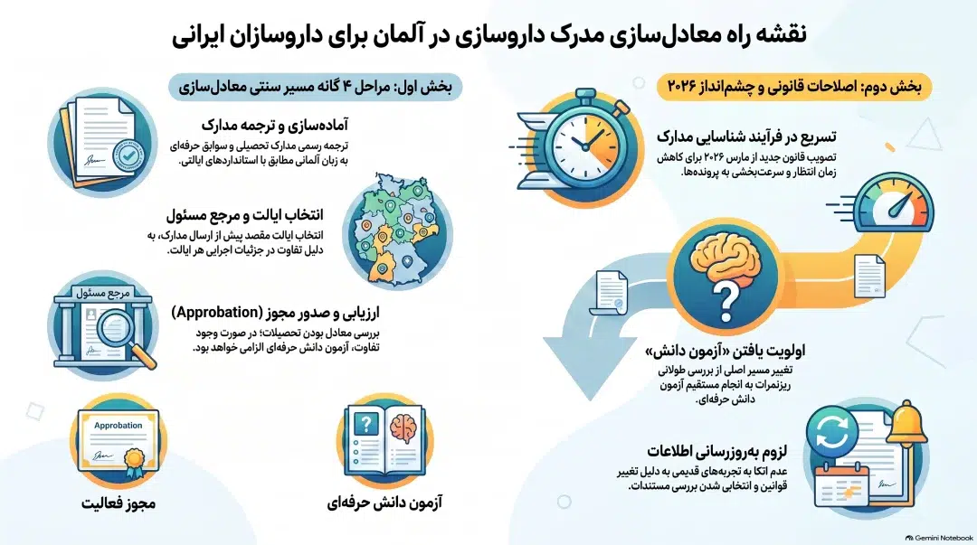 معادل سازی مدرک داروسازی در آلمان