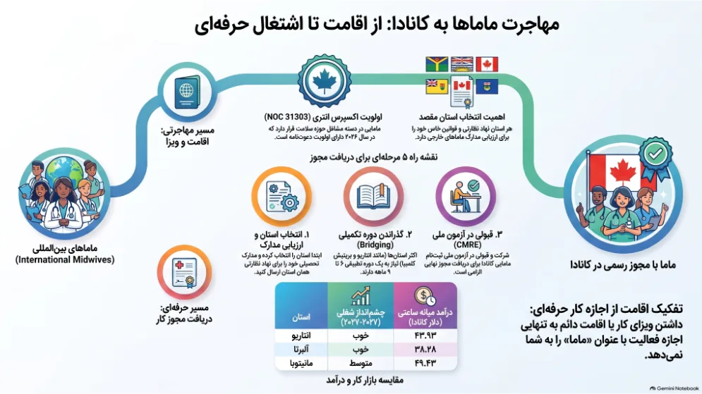 مهاجرت ماما به کانادا