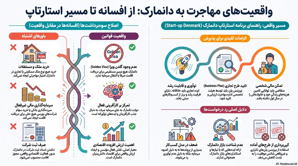 واقعیت های مهاجرت به دانمارک