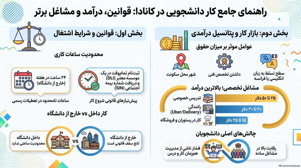 کار دانشجویی در کاناد