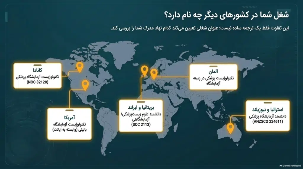 مهاجرت با رشته علوم آزمایشگاهی