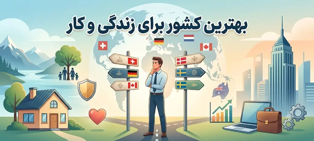 بهترین کشور برای زندگی و کار
